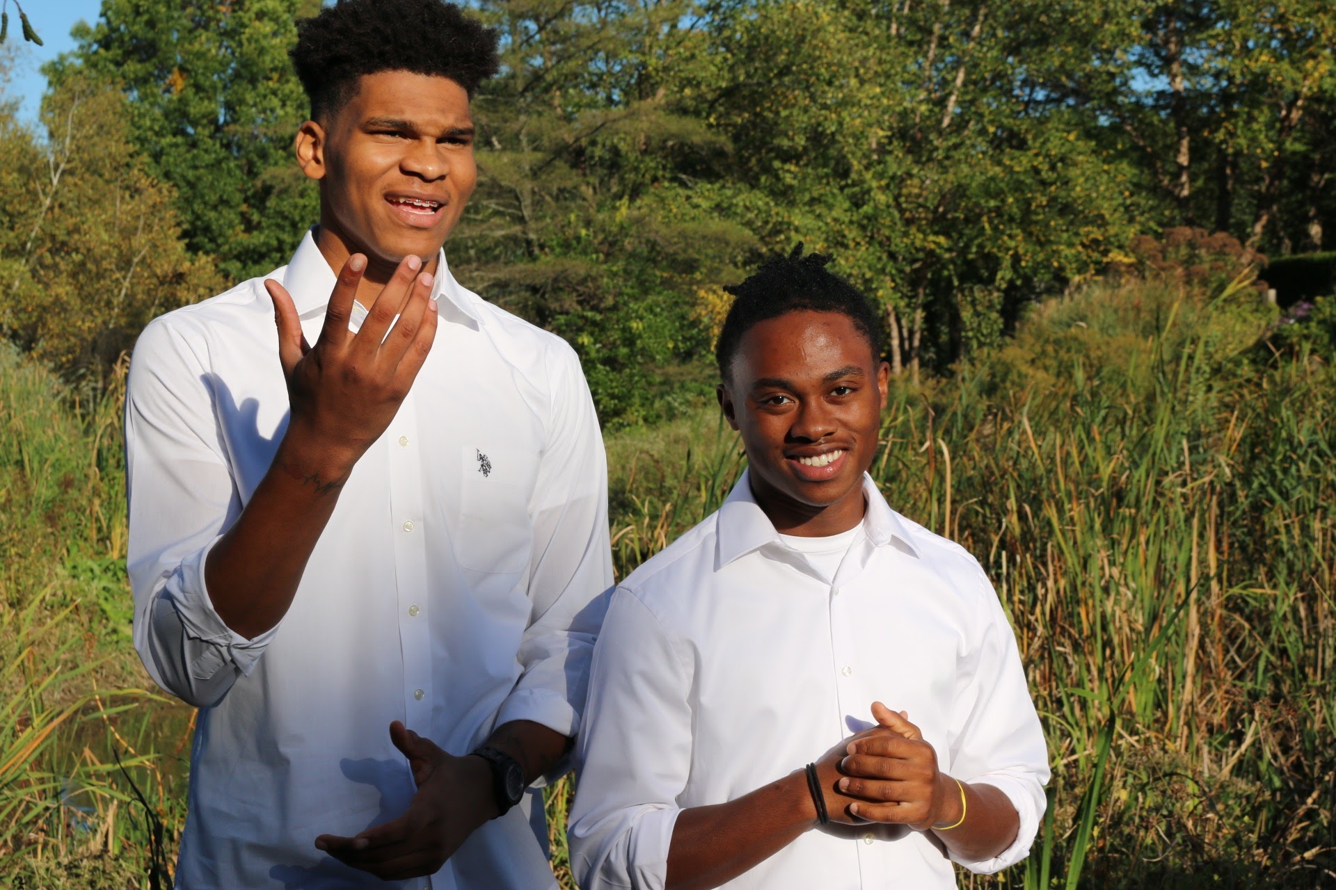 Brothers at the park, shot by an ICON